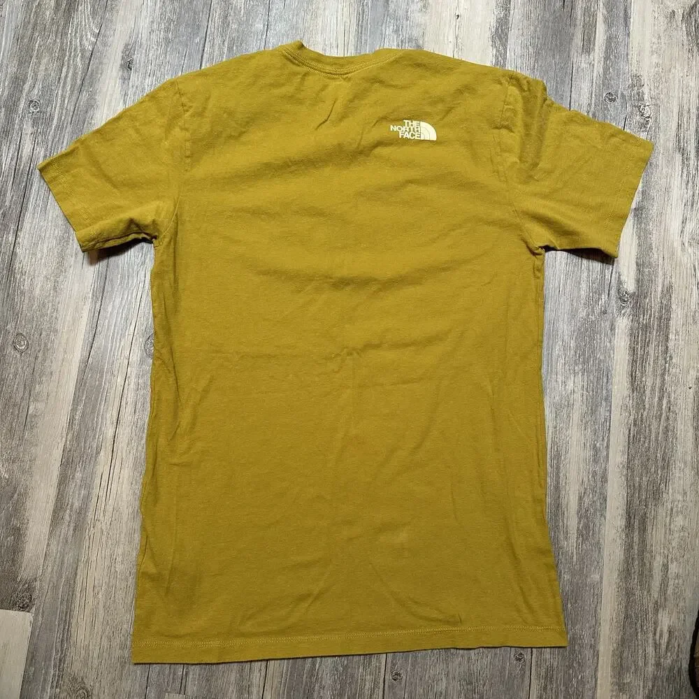 The North Face Men's S Joshua Tree Desert Graphic T-Shirt Mustard Yellow Short